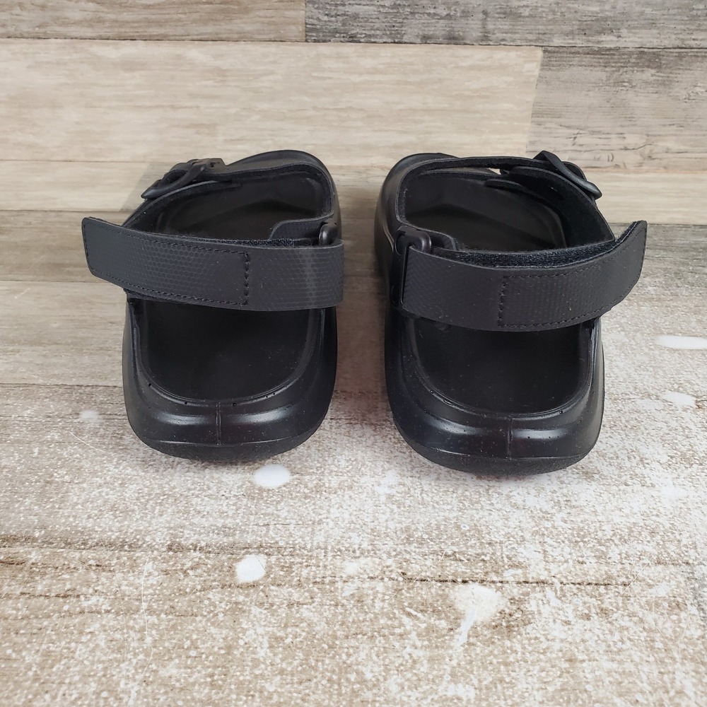 Birkenstock Mogami Terra Womens Sandals Sz 5 Apex Black Slip On Slingback View 3